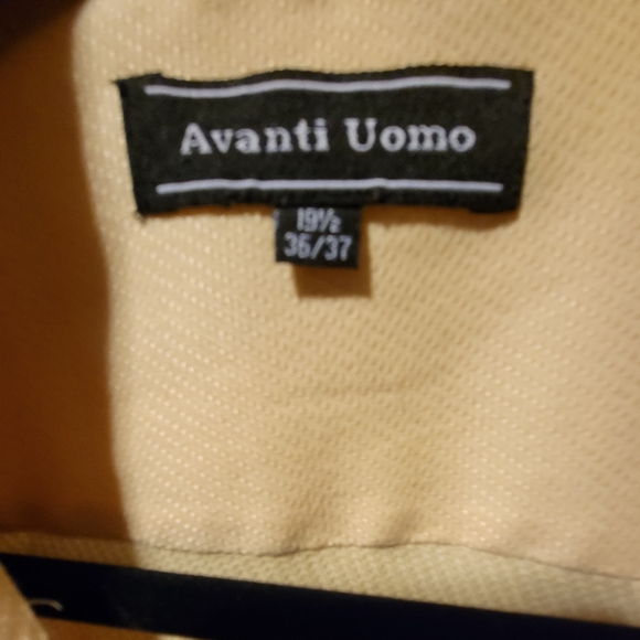 MENS BUTTON DOWN FRENCH CUFF SHIRT - Picture 4 of 4